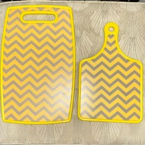 Vintage Cutting Boards for Kitchen Plastic Cutting Board Set of 2 UNUSED NOS